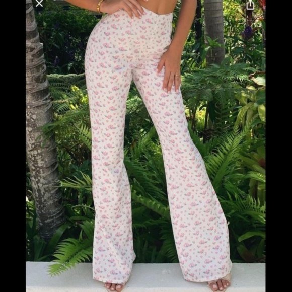 Tiger Mist Lucielle Floral Flare Pant - Picture 1 of 7